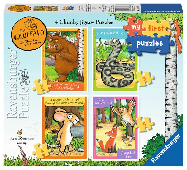 Ravensburger (07226) - "The Gruffalo" - 2 3 4 5 piezas