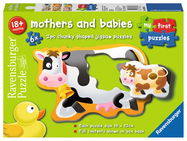 Ravensburger (06903) - "Mother and Babies" - 2 piezas