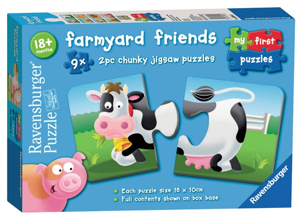 Ravensburger (06904) - "Farmyard Friends" - 2 piezas