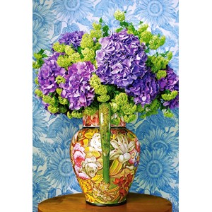 Castorland (C-104352) - "Bouquet Of Hydrangeas" - 1000 piezas