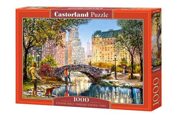 Castorland (C-104376) - "Evening Walk Through Central Park" - 1000 piezas