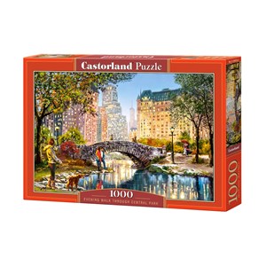 Castorland (C-104376) - "Evening Walk Through Central Park" - 1000 piezas