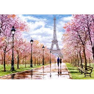 Castorland (C-104369) - "Romantic Walk In Paris" - 1000 piezas