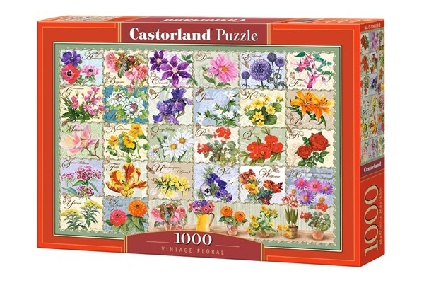 Castorland (C-104338) - "Vintage Floral" - 1000 piezas