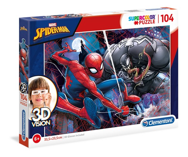 Clementoni (20148) - "Marvel Spider-Man" - 104 piezas