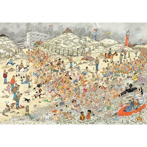 Jumbo (19040) - Jan van Haasteren: "New Year's Dip" - 2000 piezas