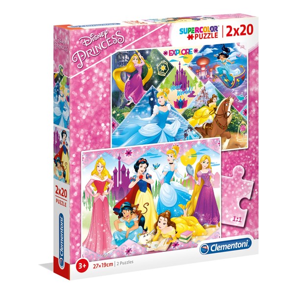 Clementoni (24751) - "Disney Princess" - 20 piezas
