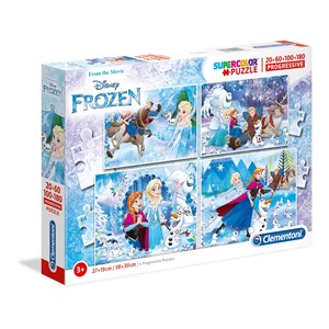 Clementoni (07723) - "Frozen" - 20 60 100 180 piezas