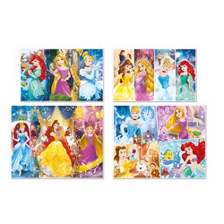 Clementoni (07721) - "Disney Princess" - 20 60 100 180 piezas