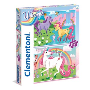 Clementoni (24754) - "I Believe in Unicorns" - 20 piezas
