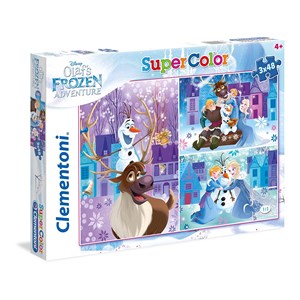 Clementoni (25228) - "Olaf's Frozen Adventures" - 48 piezas