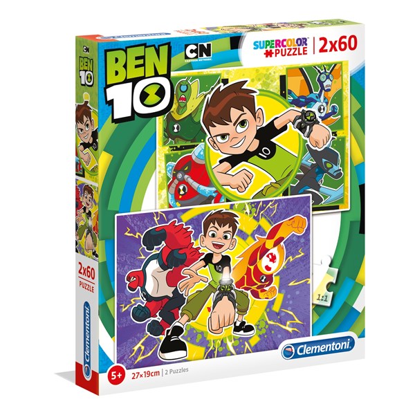 Clementoni (07136) - "Ben 10" - 60 piezas