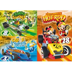 Clementoni (25227) - "Mickey and The Roadster Racers" - 48 piezas