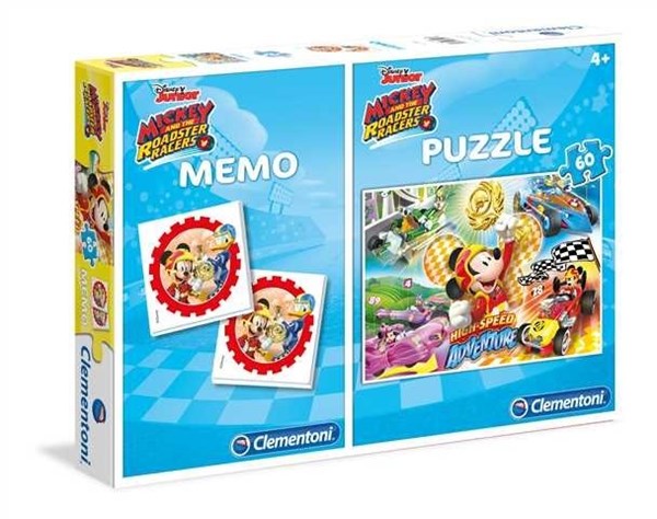 Clementoni (07917) - "Mickey + Memo" - 60 piezas
