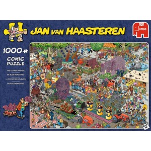 Jumbo (19071) - Jan van Haasteren: "Flower Parade" - 1000 piezas