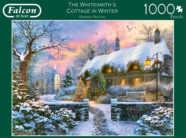 Falcon (11227) - Dominic Davison: "The Whitesmith’s Cottage in Winter" - 1000 piezas
