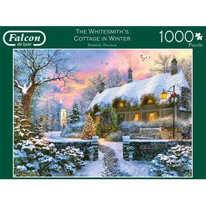 Falcon (11227) - Dominic Davison: "The Whitesmith’s Cottage in Winter" - 1000 piezas