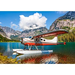 Castorland (B-53025) - "Floatplane on Mountain Lake" - 500 piezas