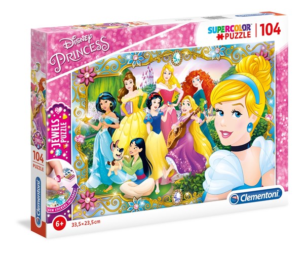 Clementoni (20147) - "Disney Princess" - 104 piezas