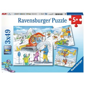 Ravensburger (08052) - "On the Ski Slope" - 49 piezas