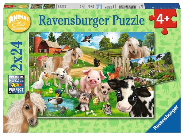 Ravensburger (07830) - "Farm Animals" - 24 piezas