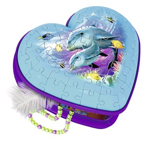 Ravensburger (12118) - "Heart Box, Underwater World" - 54 piezas