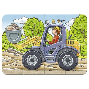 Ravensburger (06946) - "My favorite construction vehicles" - 2 4 6 8 piezas