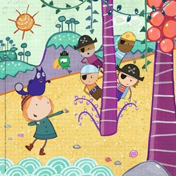 Ravensburger (08059) - "Peg + Cat" - 49 piezas