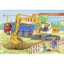 Ravensburger (07616) - "Construction Site and Farm" - 12 piezas