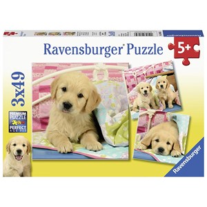 Ravensburger (08065) - "Puppies" - 49 piezas