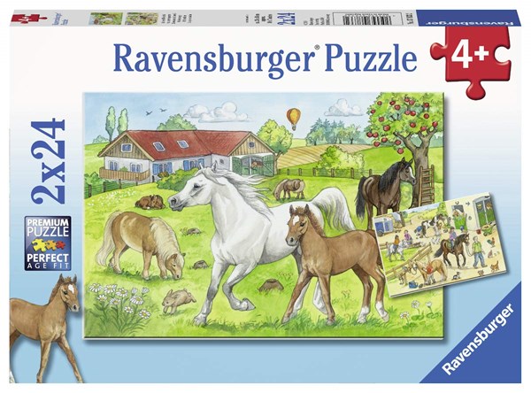 Ravensburger (07833) - "Horses" - 24 piezas