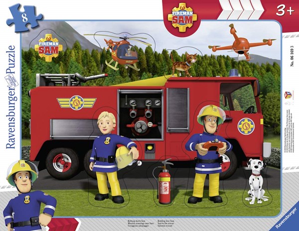 Ravensburger (06169) - "Fireman Sam" - 8 piezas