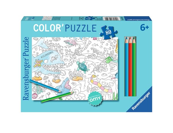 Ravensburger (10752) - "The World under Water" - 80 piezas