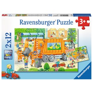 Ravensburger (07617) - "Garbage Disposal & Sweeper" - 12 piezas