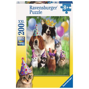 Ravensburger (12643) - "Animal Party" - 200 piezas