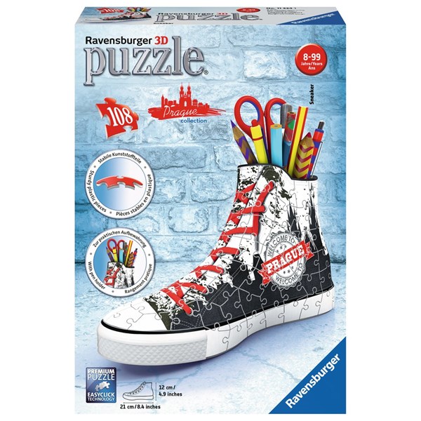 Ravensburger (11224) - "Sneacker, Prague" - 108 piezas