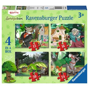 Ravensburger (06939) - "On the Way in the Fairytale Forest" - 12 16 20 24 piezas
