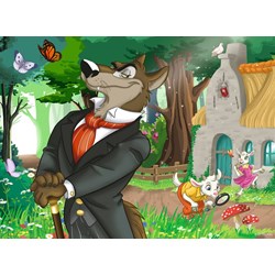 Ravensburger (06939) - "On the Way in the Fairytale Forest" - 12 16 20 24 piezas