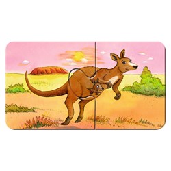 Ravensburger (06943) - "Cute Animal Families" - 2 piezas