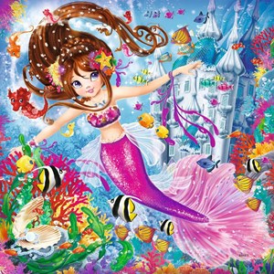 Ravensburger (08063) - "Mermaids" - 49 piezas
