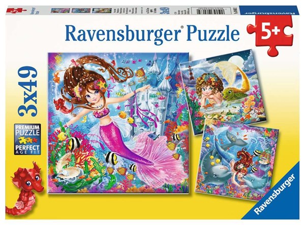Ravensburger (08063) - "Mermaids" - 49 piezas