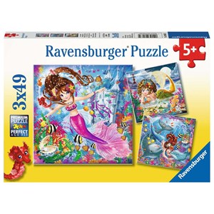 Ravensburger (08063) - "Mermaids" - 49 piezas