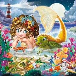 Ravensburger (08063) - "Mermaids" - 49 piezas