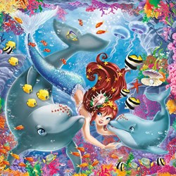Ravensburger (08063) - "Mermaids" - 49 piezas