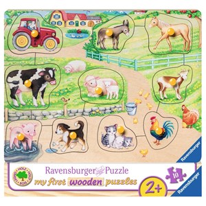 Ravensburger (03689) - "My First Wooden Puzzles" - 10 piezas