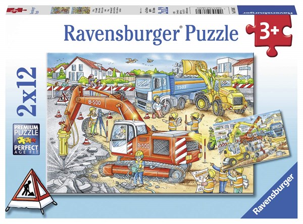Ravensburger - "Construction Site" - 12 piezas