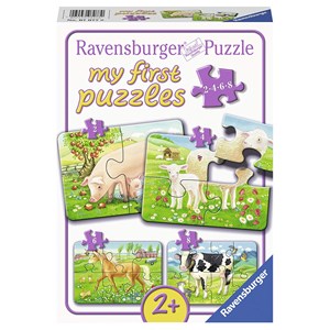 Ravensburger (07077) - "My First Puzzles" - 2 4 6 8 piezas