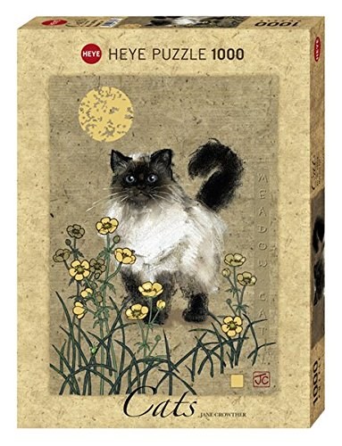 Heye (29718) - "Meadow Cat" - 1000 piezas