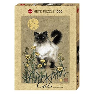 Heye (29718) - "Meadow Cat" - 1000 piezas