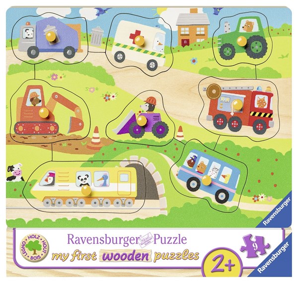 Ravensburger (03684) - "Favorite Vehicles" - 9 piezas